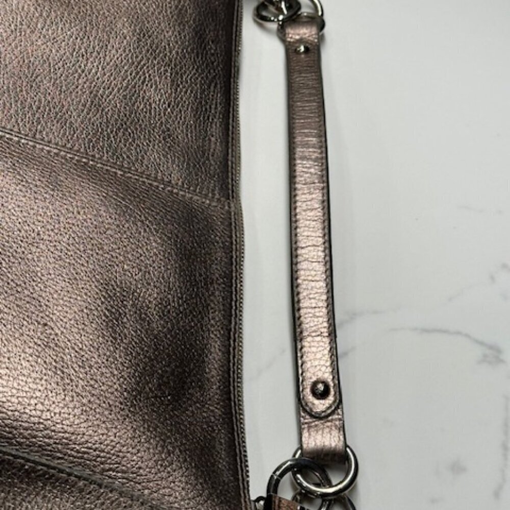 Furla Metallic Gold Leather Bag - Picture 12 of 14